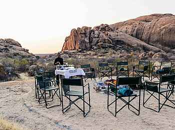 Ondudu Safari Lodge: Feuerstelle