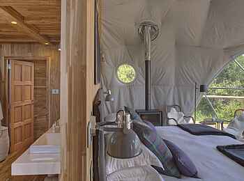 The Highlands Camp: Bad und Bett