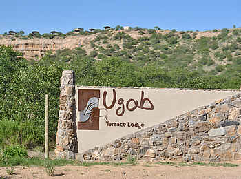 Ugab Terrace Lodge: Eingang zur Lodge