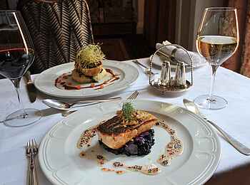 Victoria Falls Hotel: Blick auf den Teller