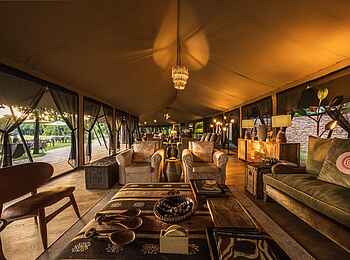 Wilderness Mara Camp: In der Lounge