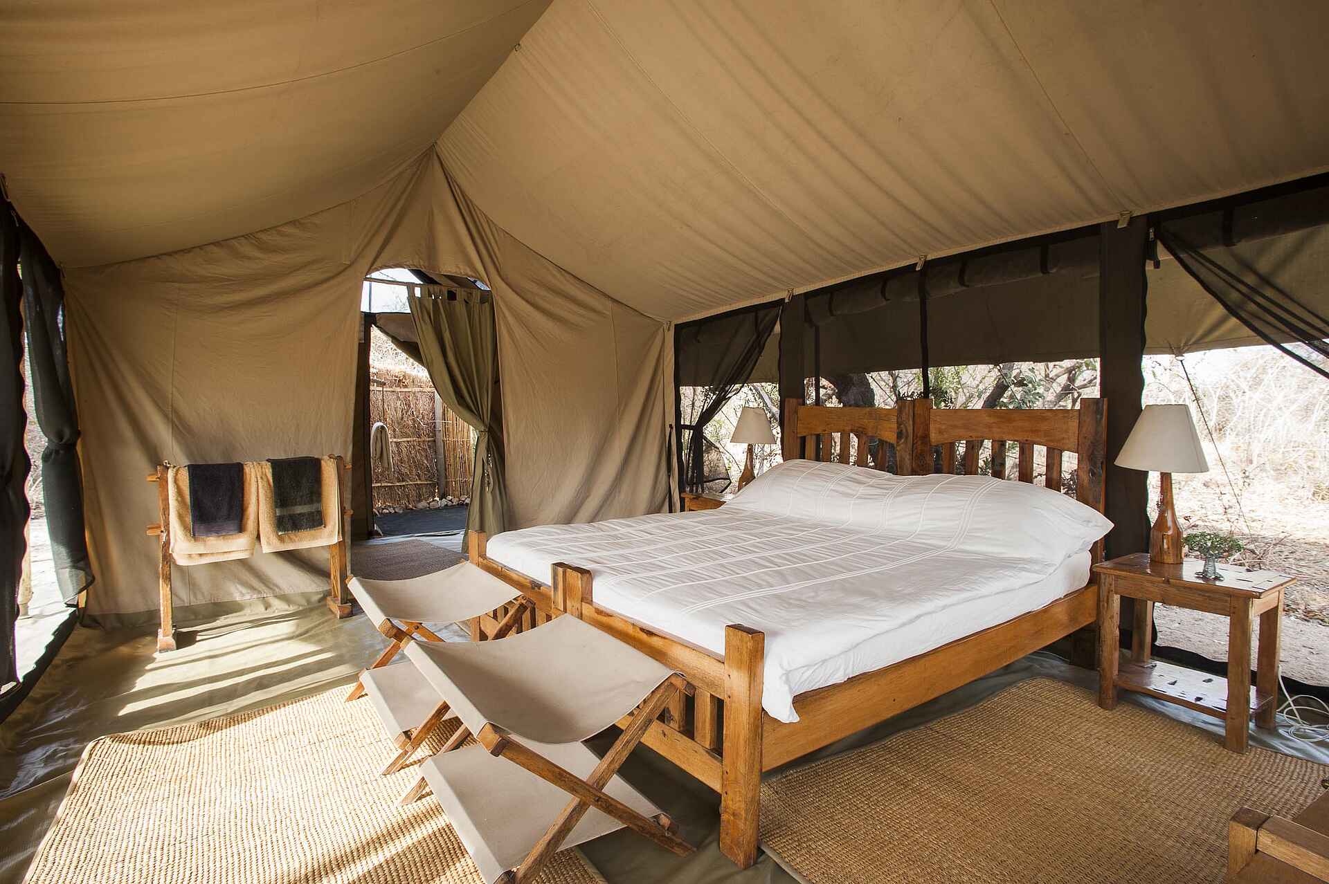 Kigelia Camp: Doppelbett