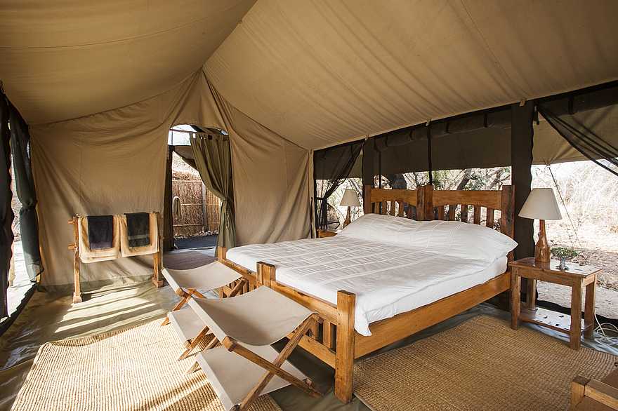 Kigelia Camp: Doppelbett Kigelia Camp: Doppelbett