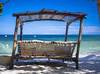 Kinondo Kwetu: Sitzplatz mit Blick aufs Meer