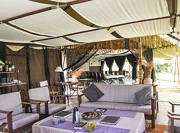 Kwihala Camp: Loungemöbel