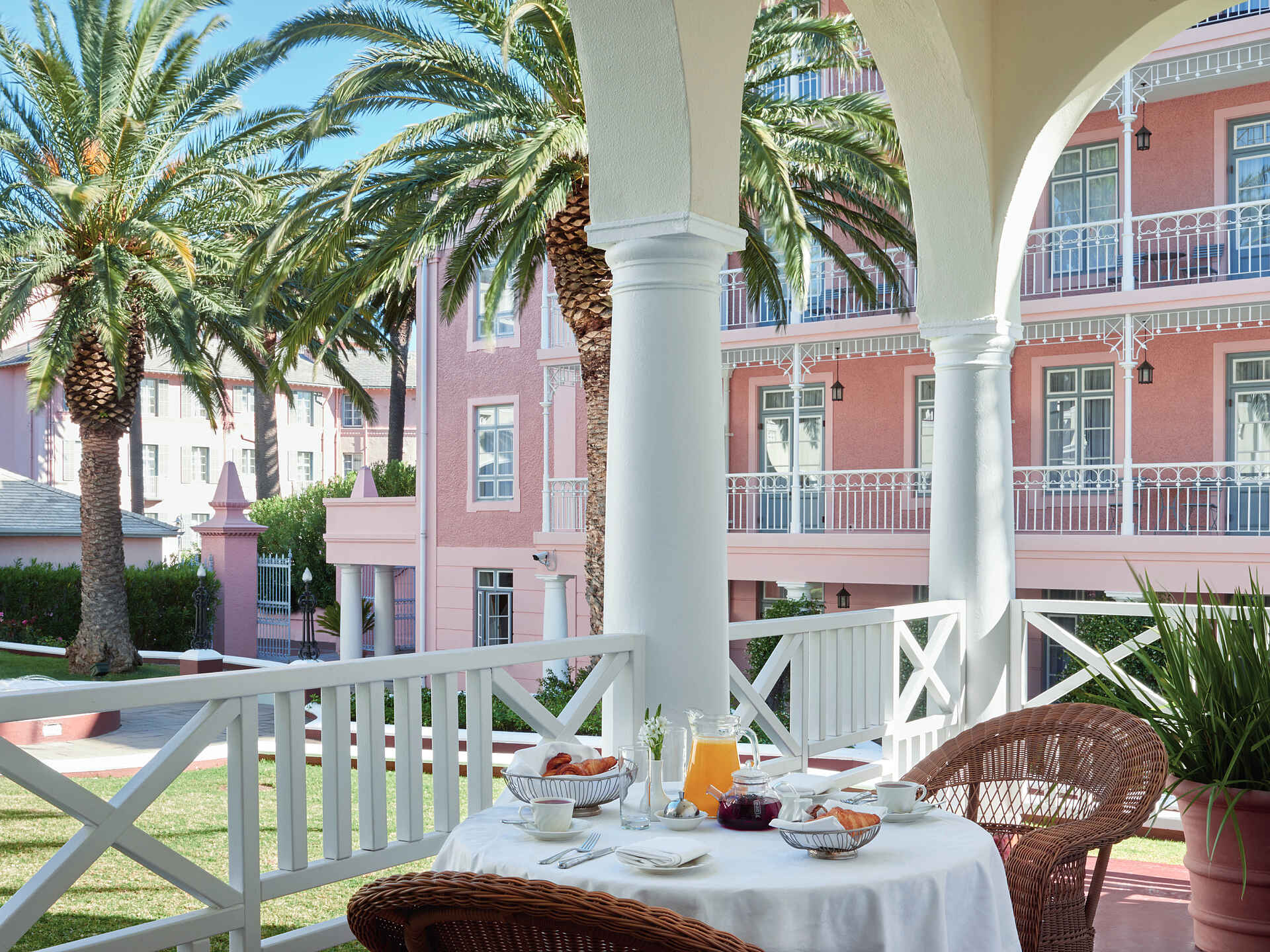 Belmond Mount Nelson Hotel: Blick vom Balkon