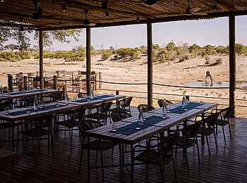 Savute Safari Lodge: Restaurant Savute Safari Lodge: Restaurant