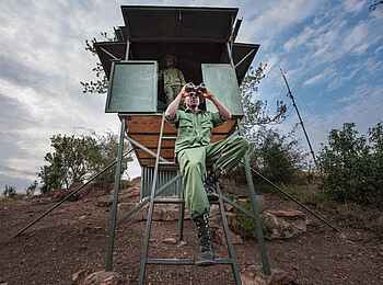 Singita Sasakwa: Besuch der Anti-Poaching Einheit