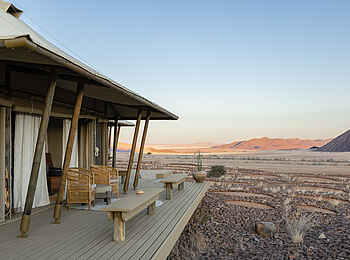 Wolwedans Boulders Camp: Room Deck
