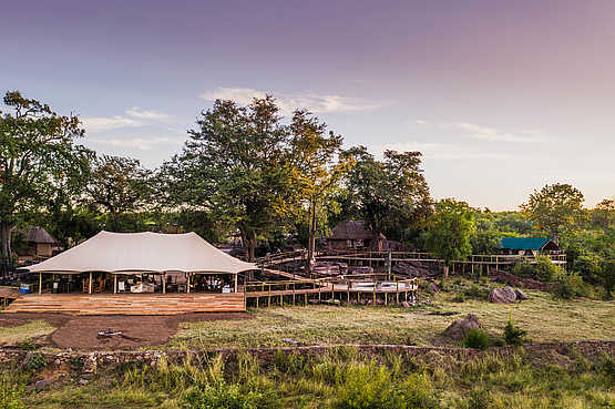 Deteema Springs Camp: Blick auf das Camp Deteema Springs Camp: Blick auf das Camp