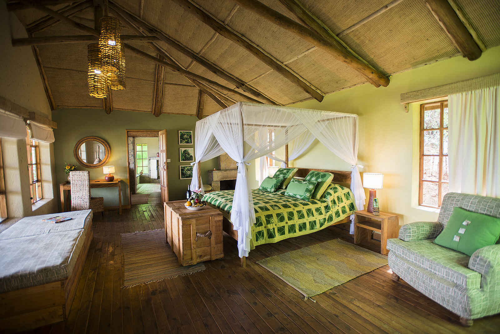 Volcanoes Virunga Lodge: Doppelbett Volcanoes Virunga Lodge: Doppelbett