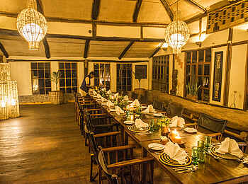 Volcanoes Virunga Lodge: Speisesaal Volcanoes Virunga Lodge: Speisesaal