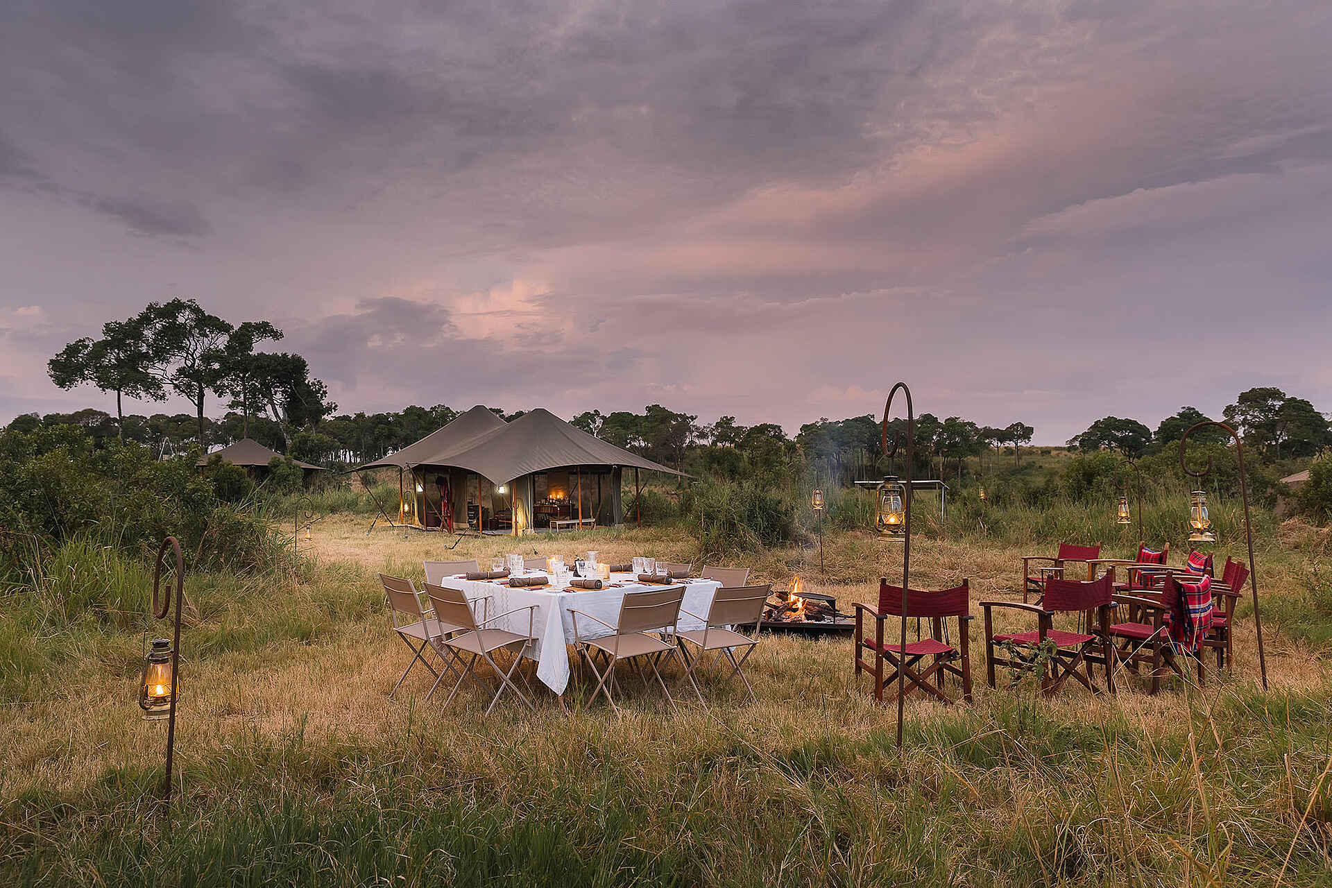 Angama Safari Camp: An der Boma