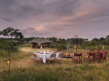 Angama Safari Camp: An der Boma