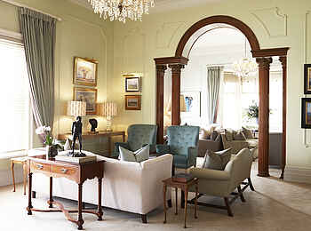 Ellerman House: Durchgang zwischen zwei Lounges Ellerman House: Durchgang zwischen zwei Lounges