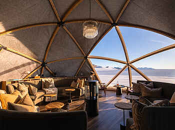 Explorer Camp: Blick aus der Lounge