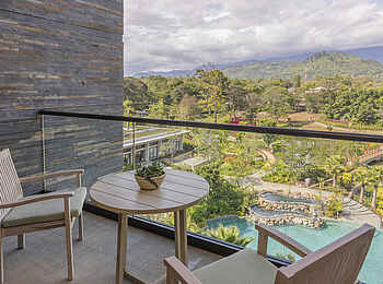 Gran Melia Arusha: Balkon eines Deluxe Zimmers