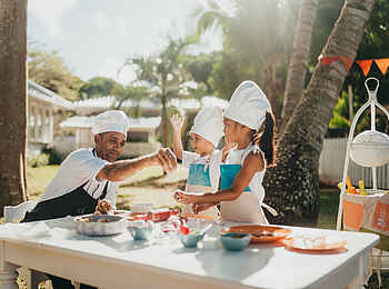 Heritage Le Telfair Golf & Wellness Resort: Kinder Kochkurs Heritage Le Telfair Golf & Wellness Resort: Kinder Kochkurs