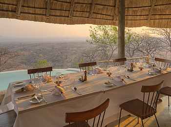 Ikuka Safari Camp: Der Speisebereich