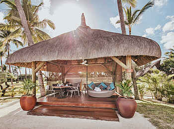 La Pirogue: Ein Pavilion mit Lounge La Pirogue: Ein Pavilion mit Lounge