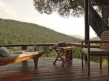 Saruni Mara Camp: Auf der privaten Veranda