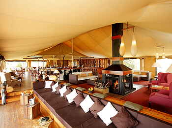 Serengeti Bushtops: Hauptzelt