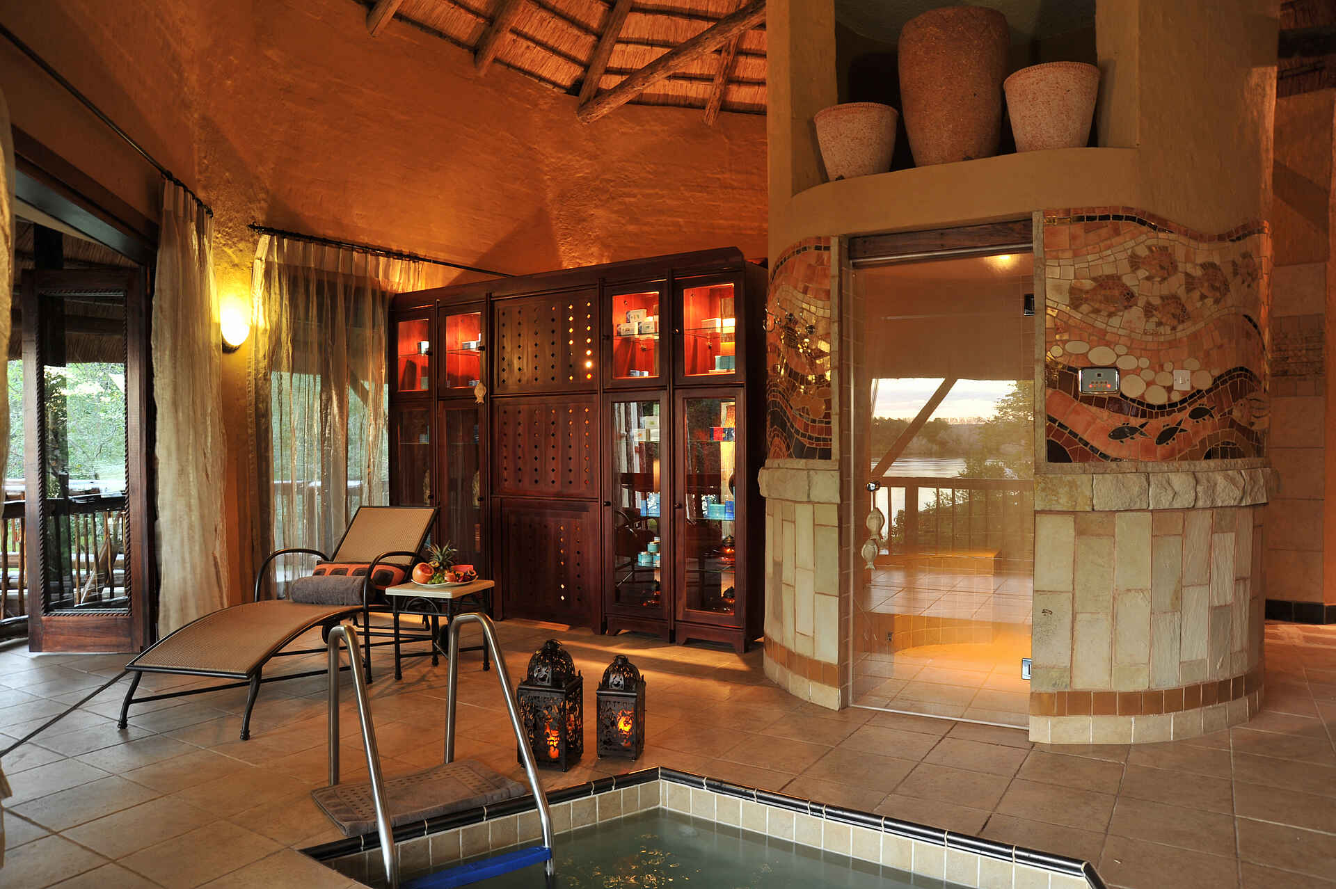 David, Livingstone, Lodge, Luxury, Luxus, Safari, Sambia, Spa