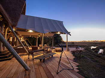 Selinda Camp: Sonnenaufgang