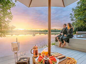 Time + Tide Chinzombo: Sundowner auf der privaten Terrasse