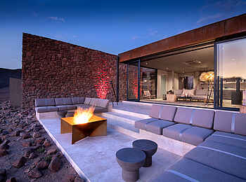andBeyond Sossusvlei Desert Lodge: Die Lounge der Star Dune Suite andBeyond Sossusvlei Desert Lodge: Die Lounge der Star Dune Suite