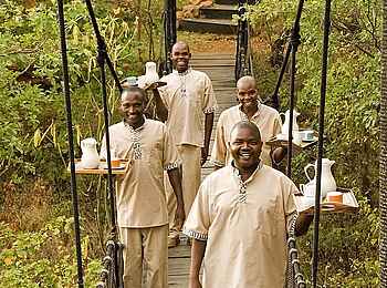 Elsa's Kopje: Hängebrücke Elsa's Kopje: Hängebrücke