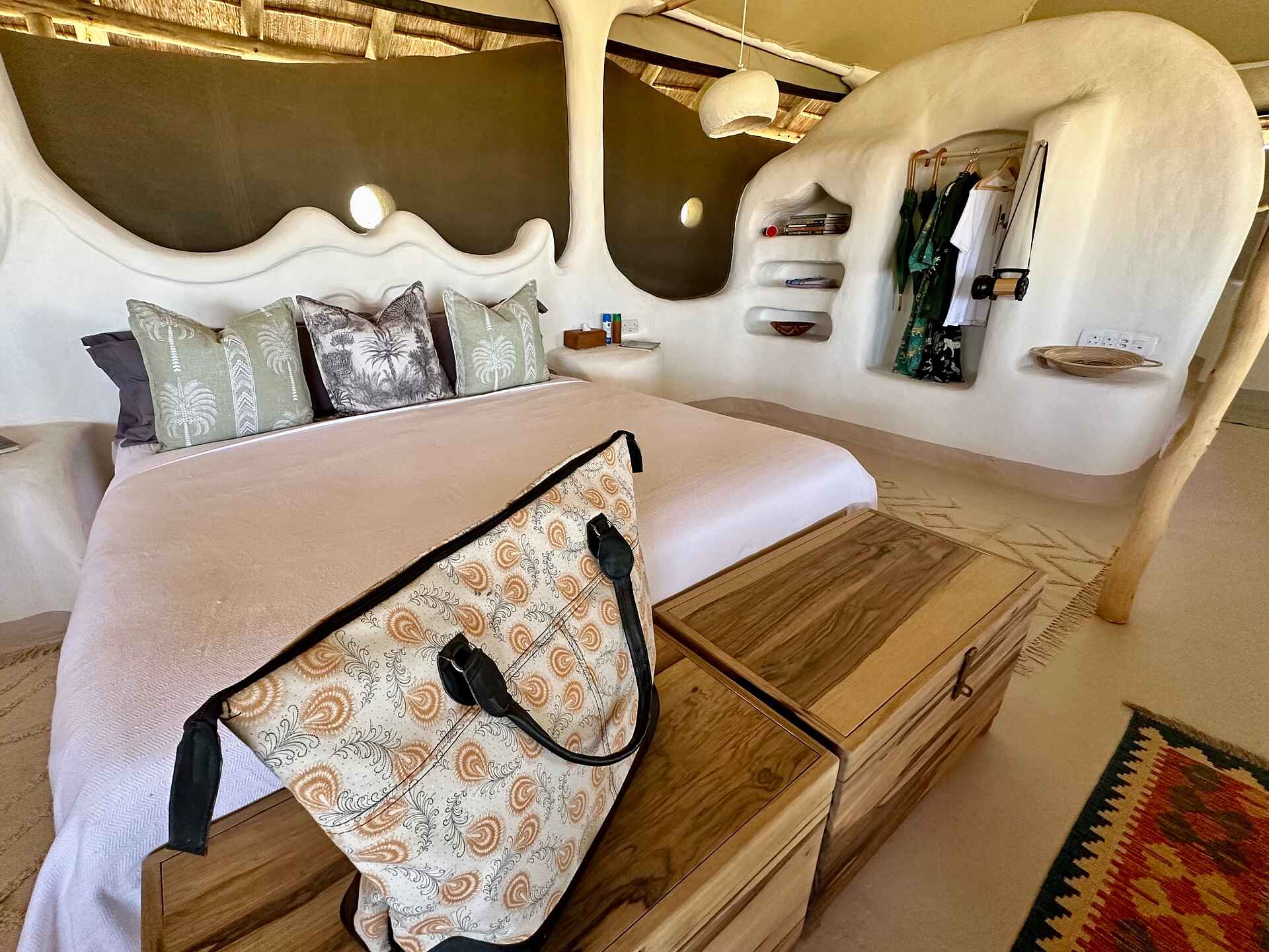 Moela Safari Lodge: Doppelbett Moela Safari Lodge: Doppelbett