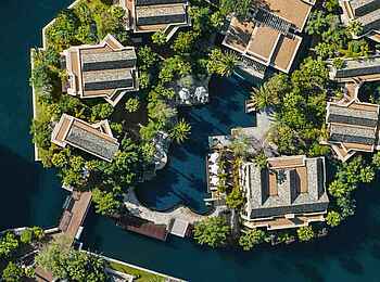 One and Only Cape Town Hotel: Island Family Suite aus der Luft gesehen One and Only Cape Town Hotel: Island Family Suite aus der Luft gesehen