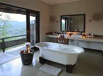 Phinda Mountain Lodge: Badezimmer in der Suite Phinda Mountain Lodge: Badezimmer in der Suite