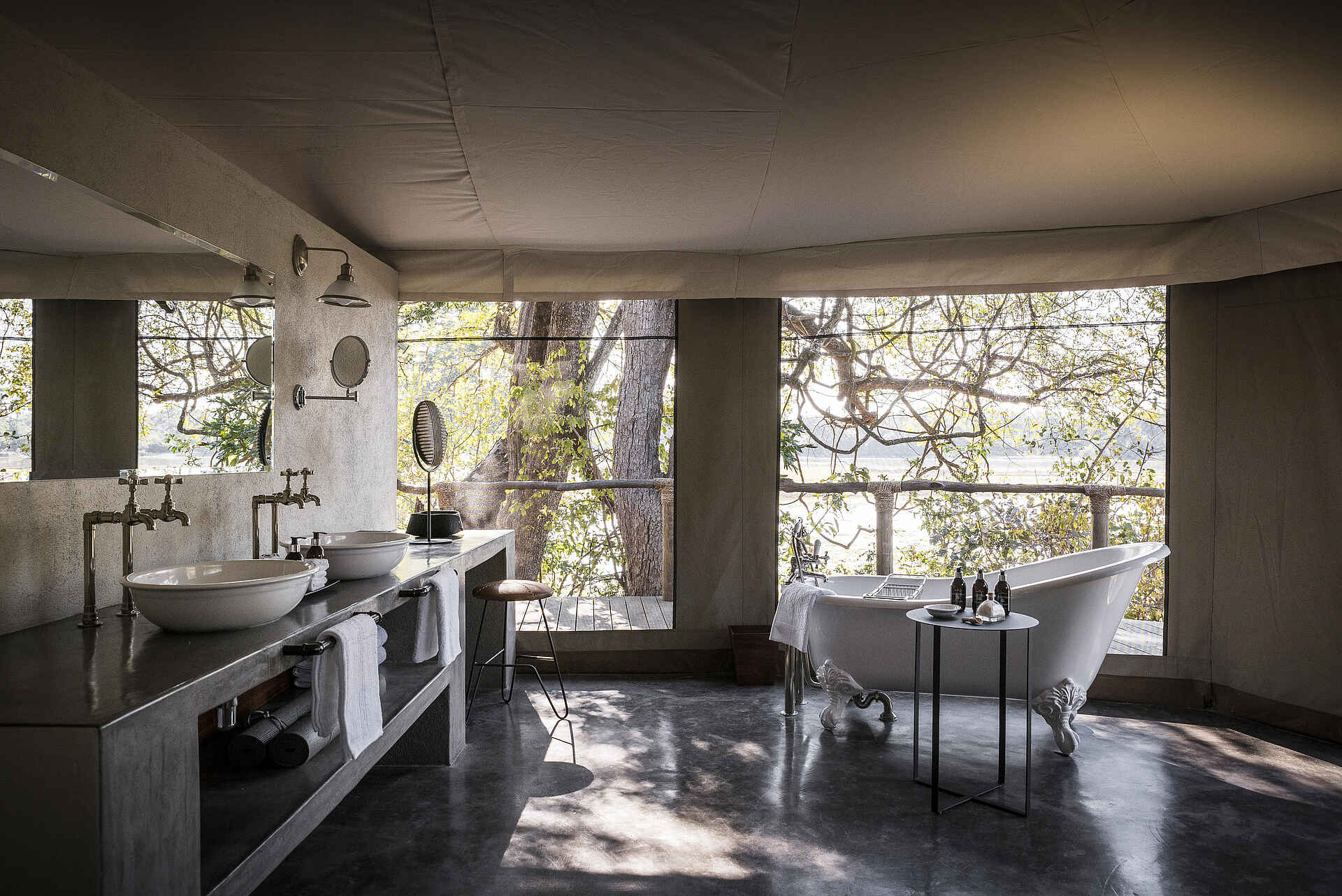 Sanguni Safari Lodge: Badezimmer