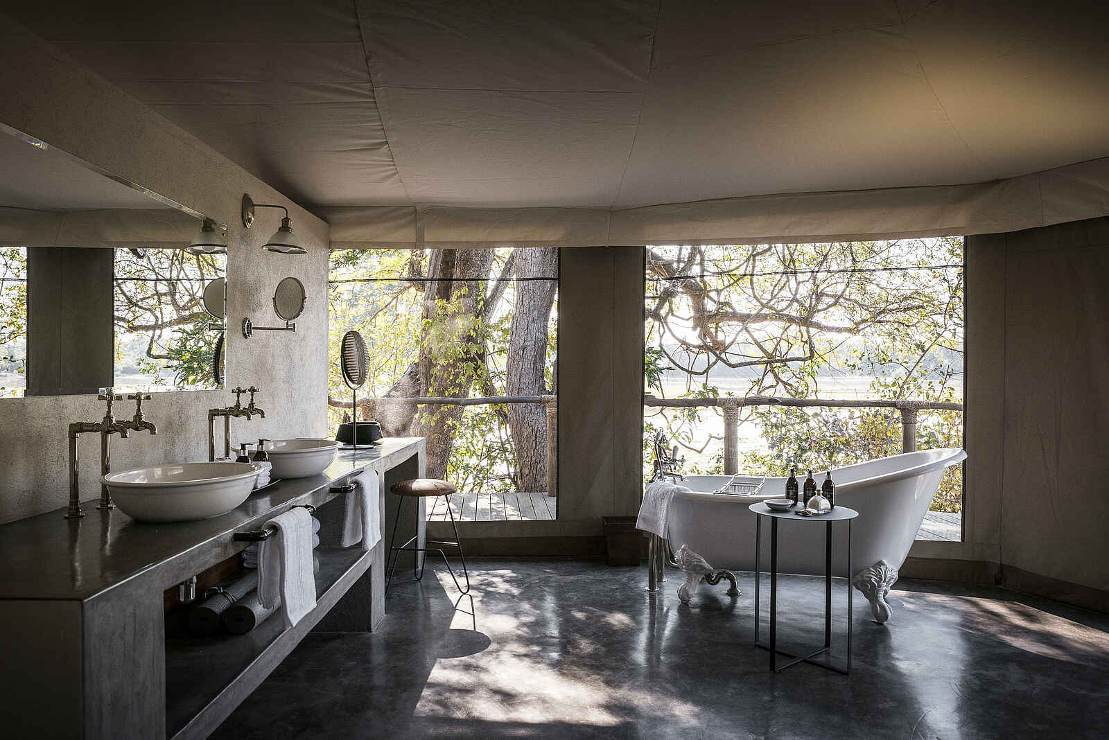 Sanguni Safari Lodge: Badezimmer Sanguni Safari Lodge: Badezimmer