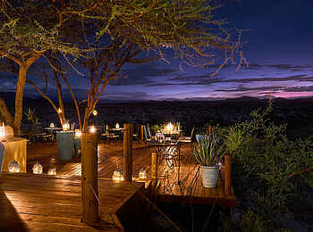 Sasaab Camp: Abendstimmung Sasaab Camp: Abendstimmung