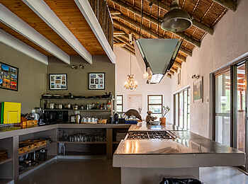 Siviti Timbavati Plains Lodge: Die Küche im Homestead Siviti Timbavati Plains Lodge: Die Küche im Homestead