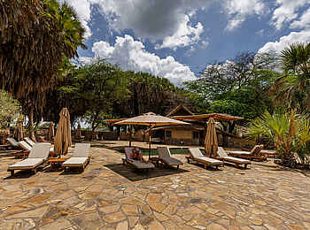 Soroi Larsens Camp: Die Pool Landschaft Soroi Larsens Camp: Die Pool Landschaft