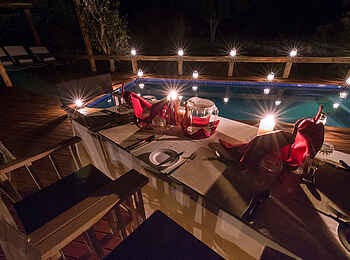 Splash Camp: Privates Dinner am Pool