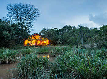 Basecamp Mara Houses: Blick auf das Mara House Basecamp Mara Houses: Blick auf das Mara House