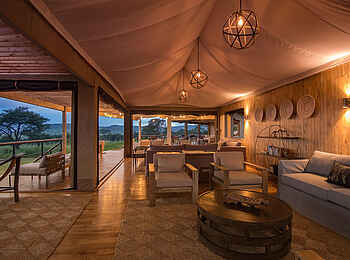 Dunia Camp: In der Lounge