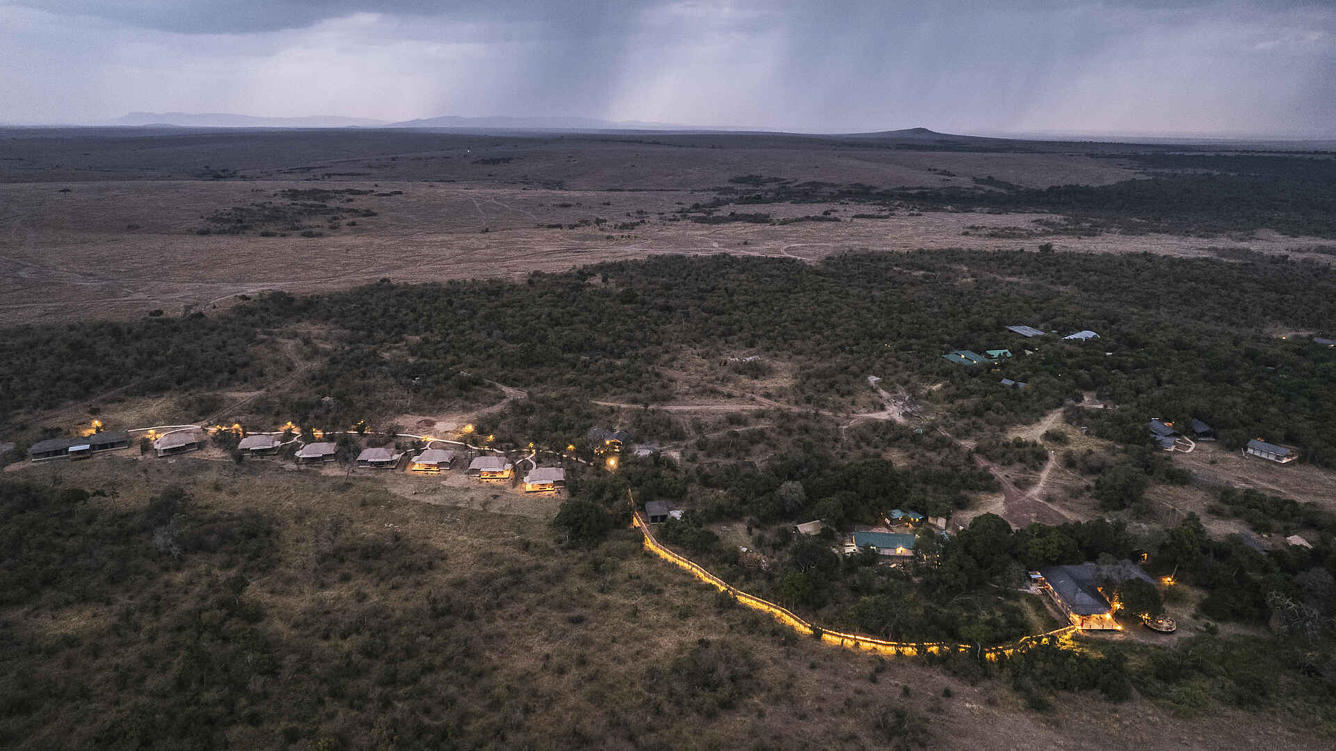 Entim Private Wing Camp: Luftbild