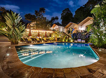 Heaven Boutique Hotel: Der Pool am Abend Heaven Boutique Hotel: Der Pool am Abend