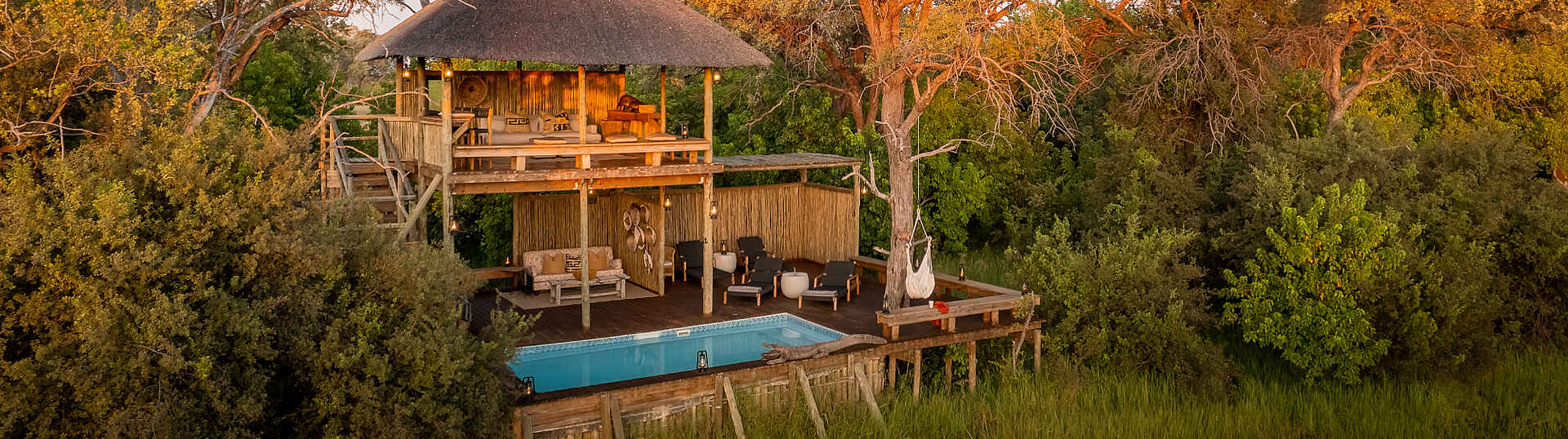 Little Sable Camp: Pool und Observation Deck Pool und Observation Deck im Little Sable Camp