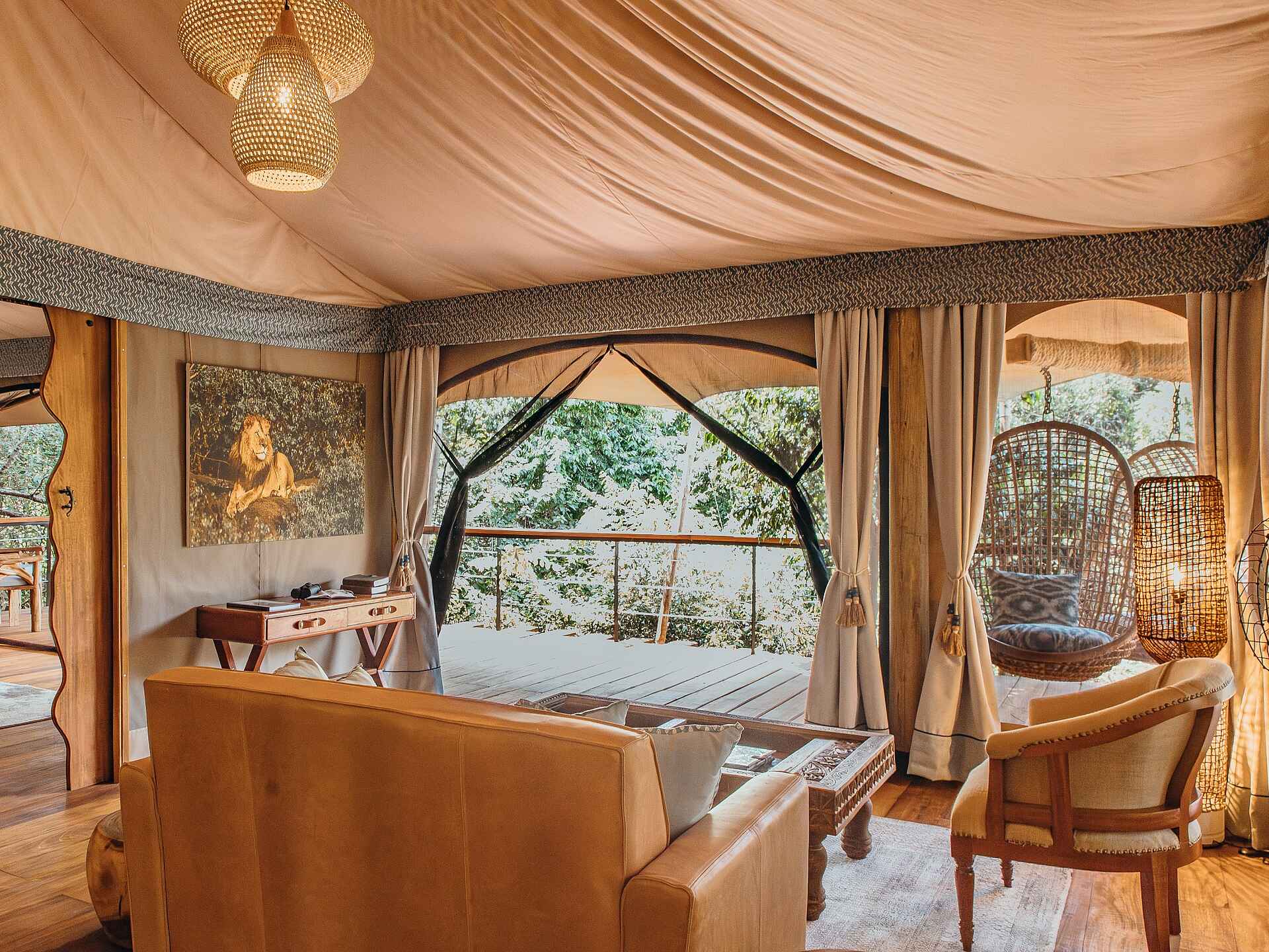 Mara Toto Tree Camp: Wohnzimmer-Lounge