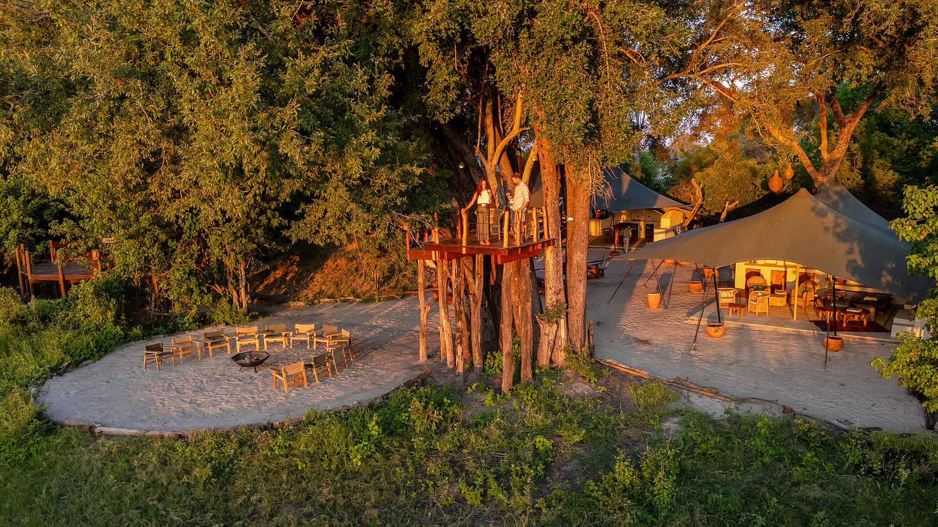 Maxa Camp: Blick auf das Camp Maxa Camp: Blick auf das Camp