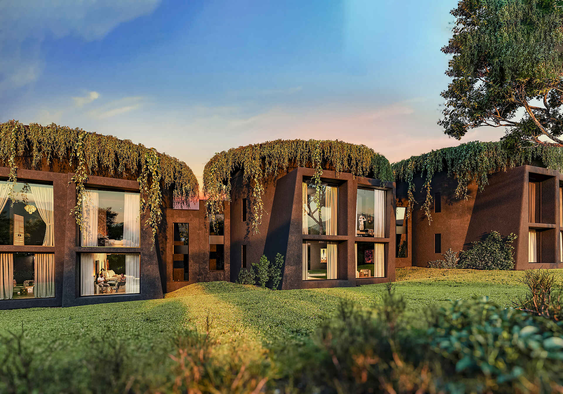 Ngorongoro Explorer Lodge: Gästeunterkünfte von außen Ngorongoro Explorer Lodge: Gästeunterkünfte von außen