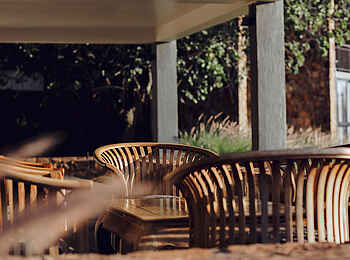 Salt of Akagera Lodge: Veranda