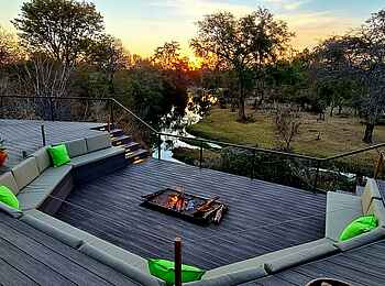 The Wallow Lodge: Die Feuerstelle